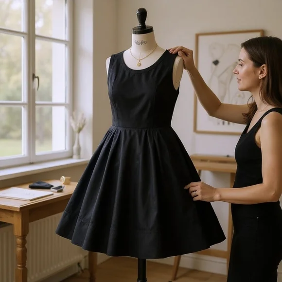 kate spade black fit and flare dress Kate Spade Plaza Tweed Fit And Flare Dress, Black